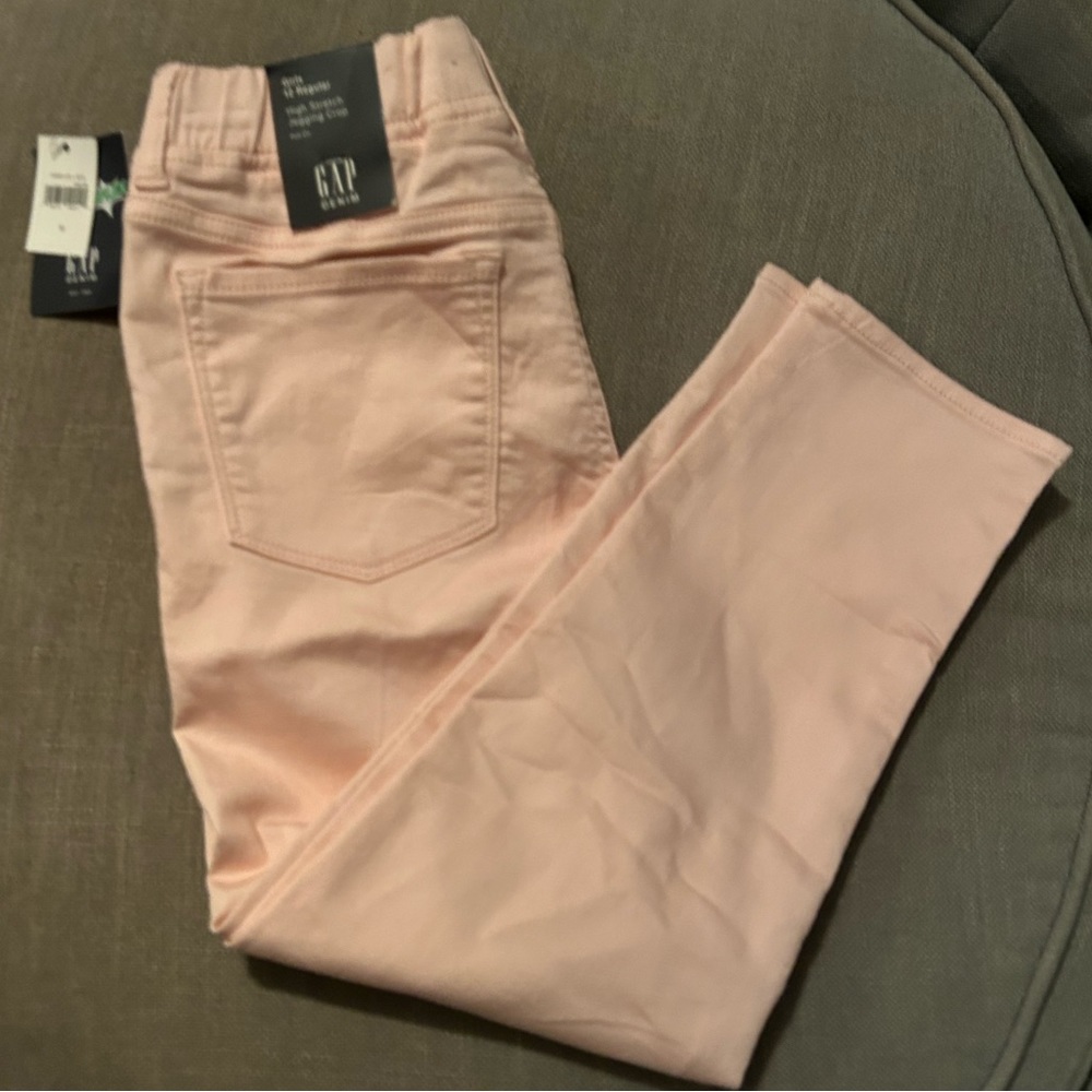 GAP girls pink denim pants 12
